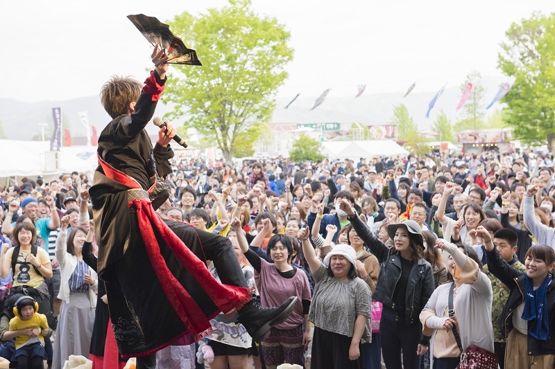 大西さんも『CR花の慶次』シリーズの楽曲を披露し観客を盛り上げた。