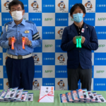 三重県遊協が三重県警察本部交通部に反射バンド1,000個を贈呈