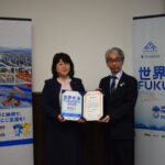 イクティス、世界水泳選手権を開催する福岡市に寄付
