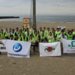 回胴遊商中部・北陸支部が中部遊商と合同で海岸の清掃活動を実施