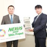 NEXUSグループがSDGs活動として障害者就労移行支援事業所にメガネ2,100個を寄贈