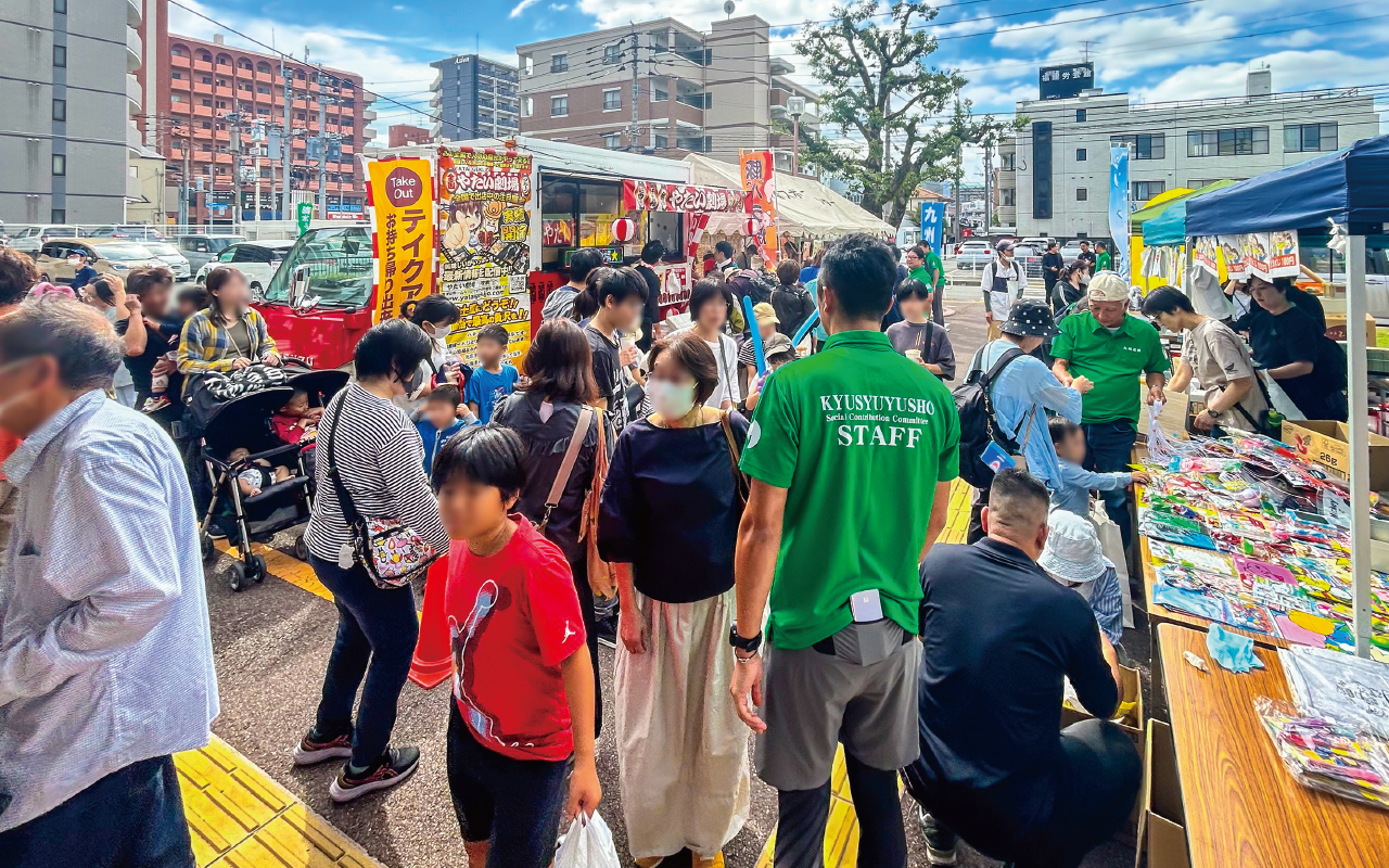 【九州遊商が地域のお祭りに協力】障がいを持つ子どもたちと触れ合い｜『やたい劇場』も全面的に協力