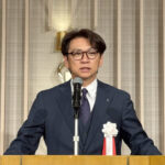 京都府遊協総会、全議案を承認 杉本理事長「加盟率100%目指す」 杉本理事長 のコピー