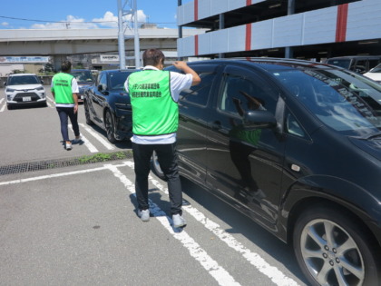 関西遊商、ホール駐車場特別警戒巡回を実施